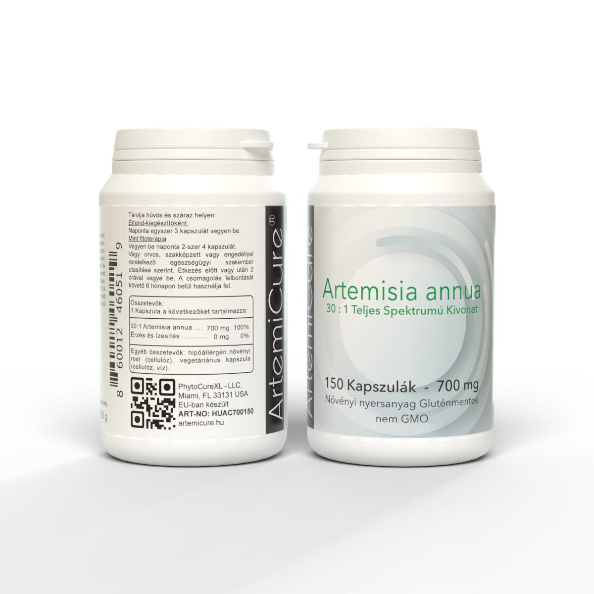 Artemisia annua – 30:1 Teljes Spektrumú Kivonat – 150 Kapszula