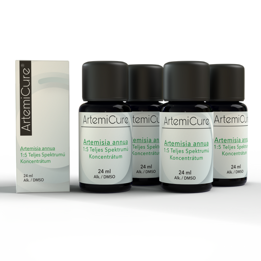 Artemisia annua 1:5 Teljes Spektrumú Koncentrátum – 4 darabos készlet
