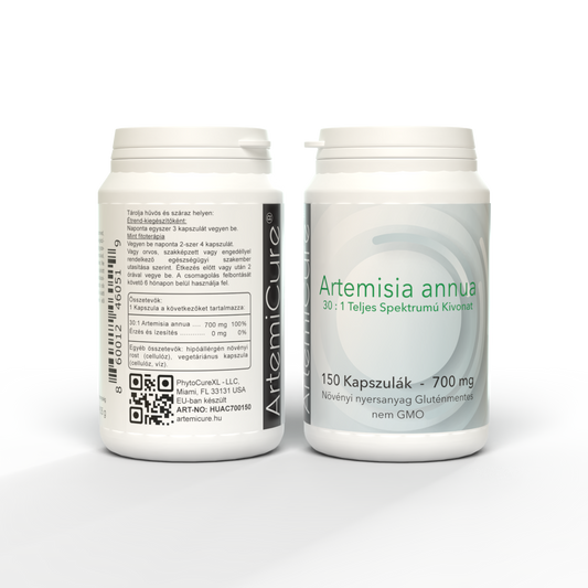 Artemisia annua – 30:1 Teljes Spektrumú Kivonat – 150 Kapszula